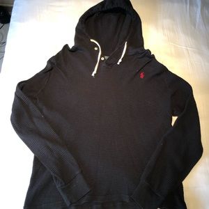 Men’s Polo Black Sweatshirt